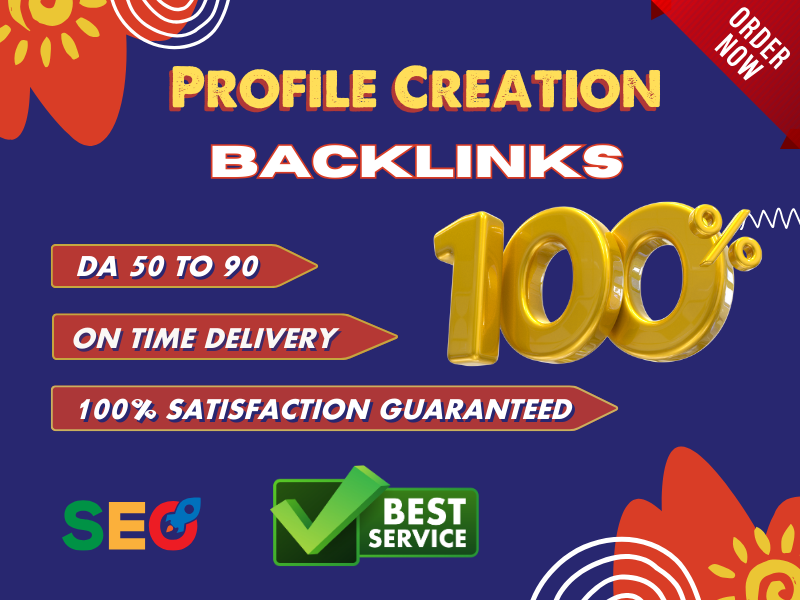 Build 100+ High-Quality Profile Backlinks to Improve SEO and Rankings