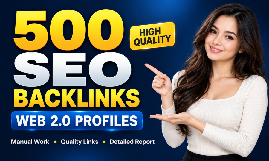 I will manually create relevant Web 2.0 profiles and content with a detailed SEO report