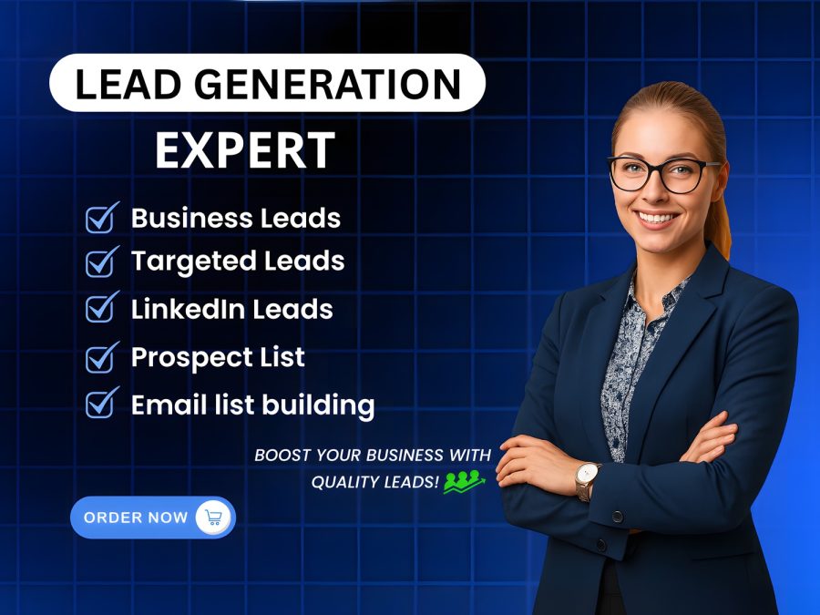 You will get targeted b2b lead generation | business leads | linkedin leads 2025