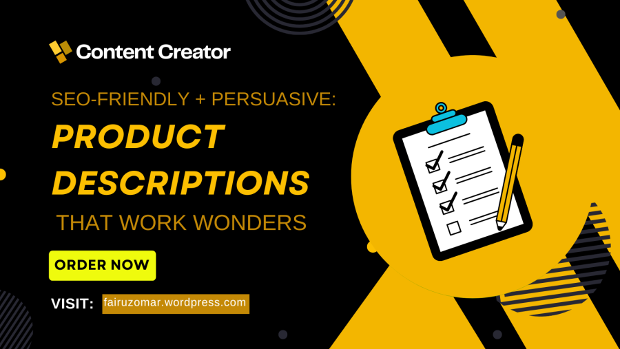 SEO-Friendly + Persuasive: Manually Write 10 Product Descriptions That Work Wonders