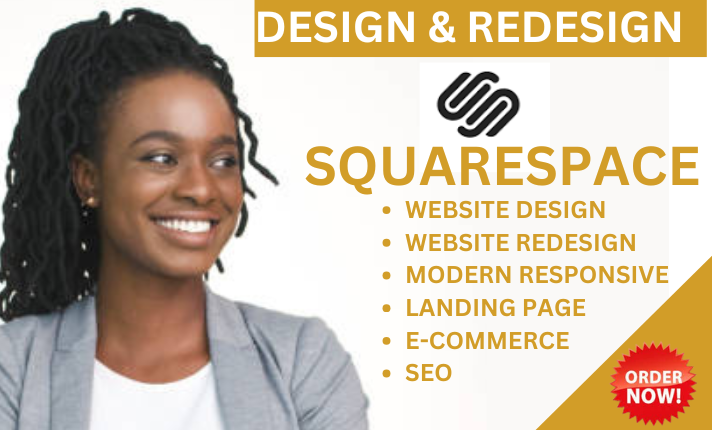 I will Squarespace website design and redesign 