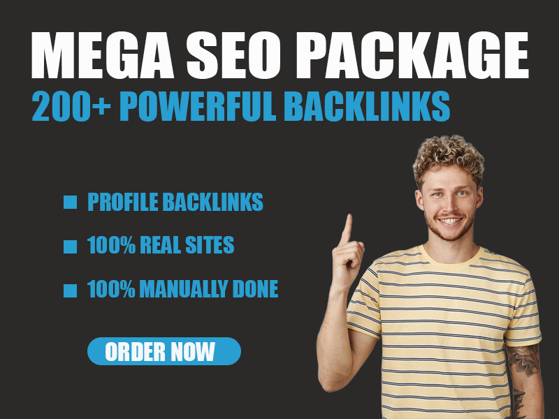  Mega SEO Package: 200+ High-Quality Backlinks for Explosive Growth!