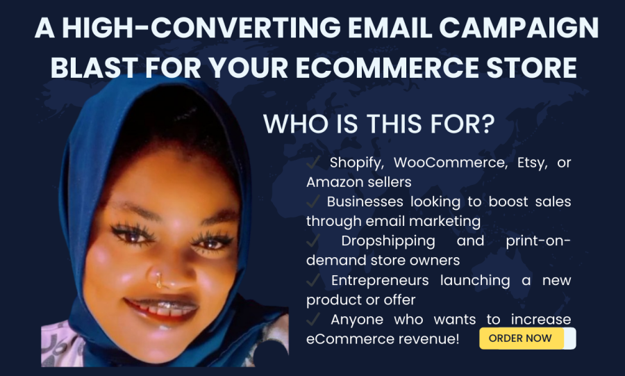 I Will Send a High-Converting Email Campaign Blast for Your eCommerce Store