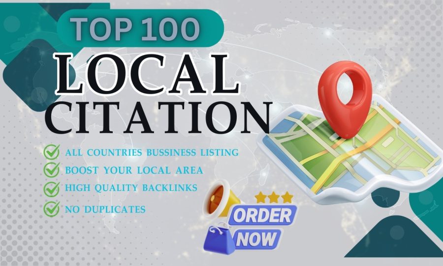  top 100 High Quality local citation backlinks to rank your business 