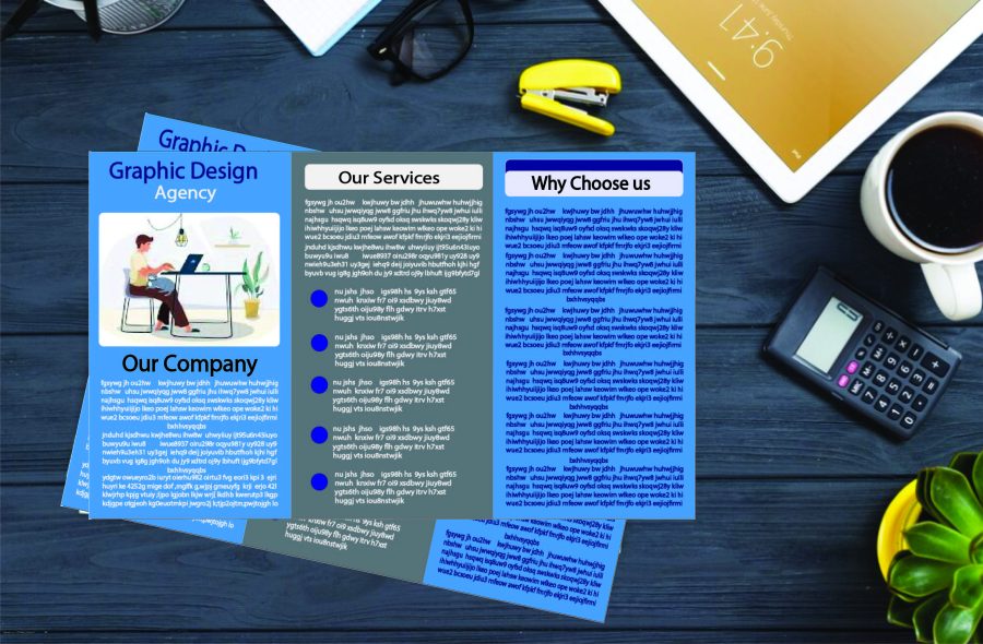 I will design a professional brochure for your business.