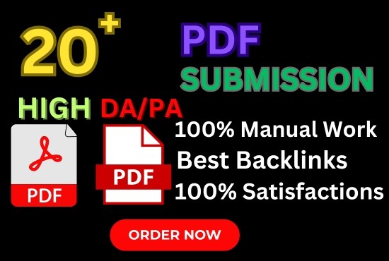 Increase SEO with PDF Backlink Submission to Top Sites