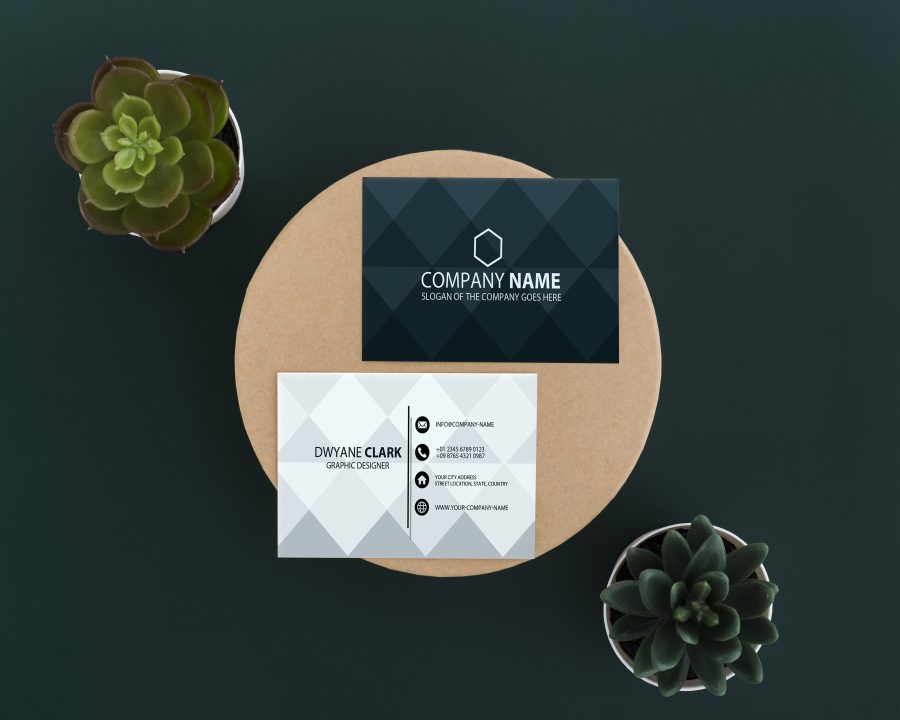 I will provide affordable luxury business card with eye catching mock up design 