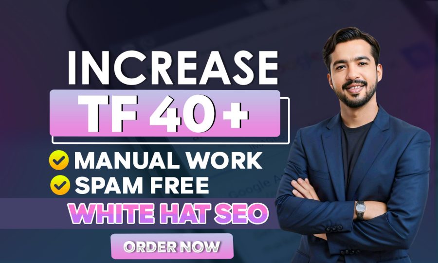  I will increase majestic trust flow tf 40+ By SEO