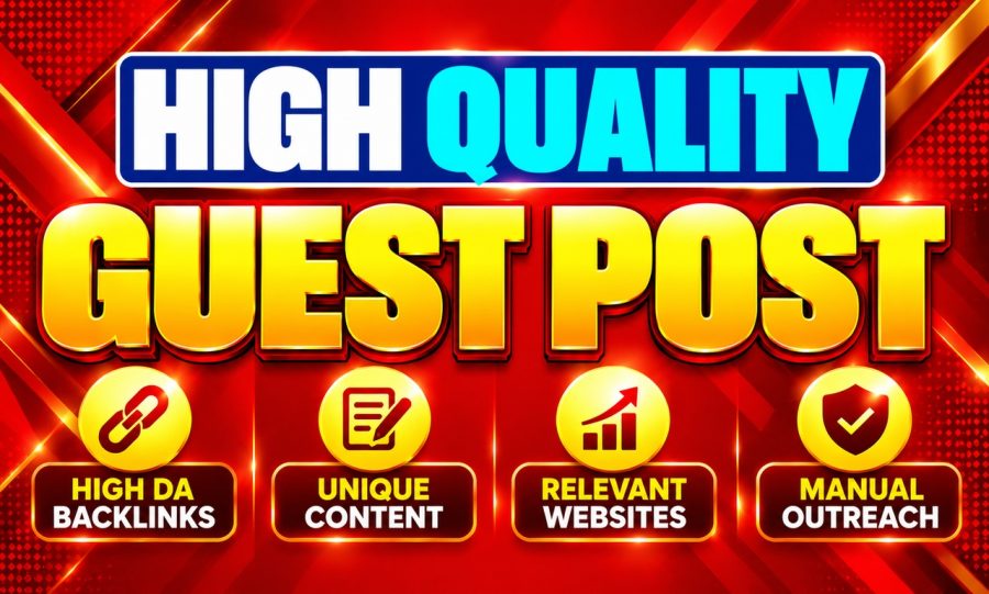 Write & Publish 3 Premium Guest Posts Backlinks on High Quality Relevant Websites for Ranking