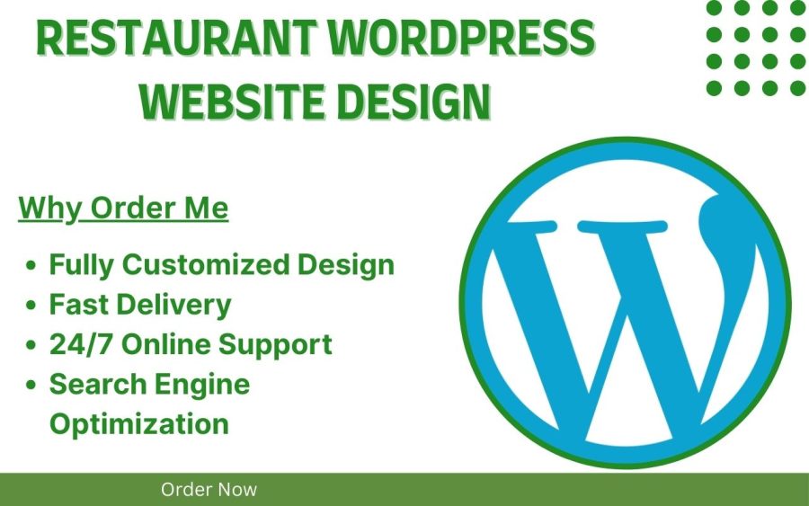  I will build your WordPress restaurant website with online ordering system.