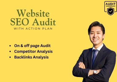  I will provide an expert SEO website audit report and a Comprehensive SEO Health Check