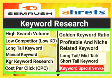 I Will Find Profitable SEO Keywords That Drive Traffic and Increase Conversions