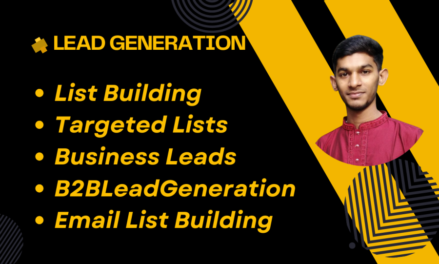 I will do targeted b2b lead generation, LinkedIn prospect, list building, and lead list