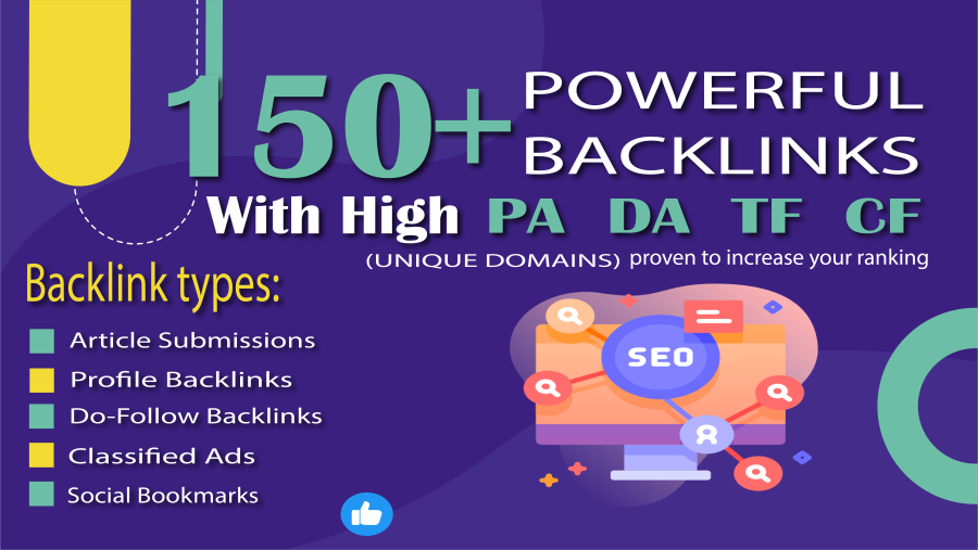 150+ Powerful High PA DA TF CF Backlinks to Boost Your SEO Ranking