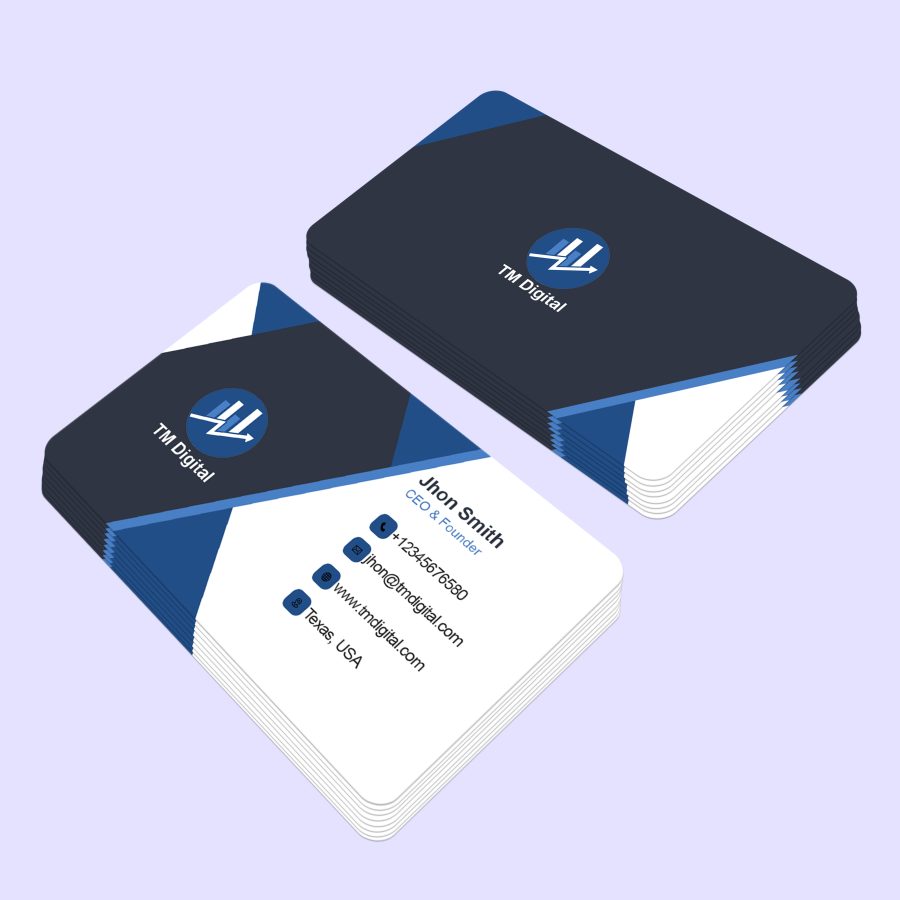Design a Professional, Unique & Premium Business Card with Mockup