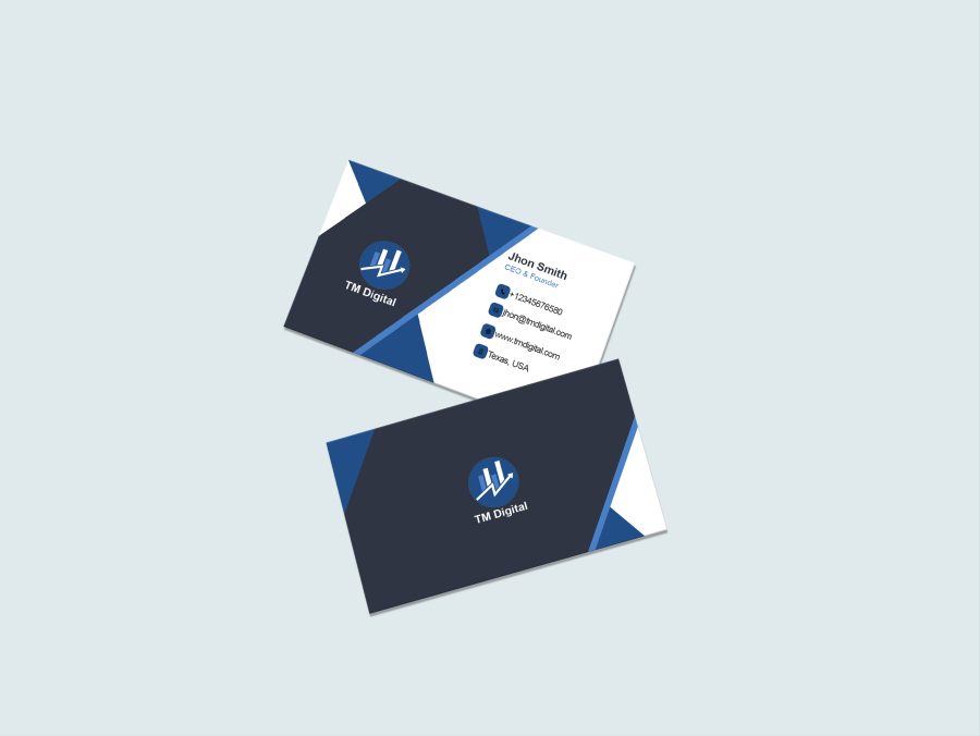 Design a Professional, Unique & Premium Business Card with Mockup