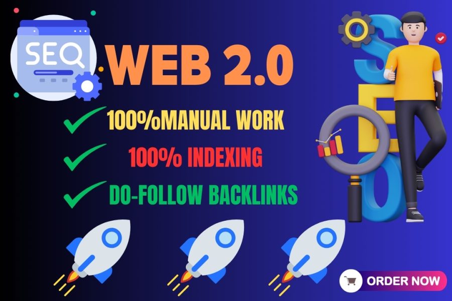 I Will Create 200 Web 2.0 High Quality SEO Backlinks Boost Your Website 