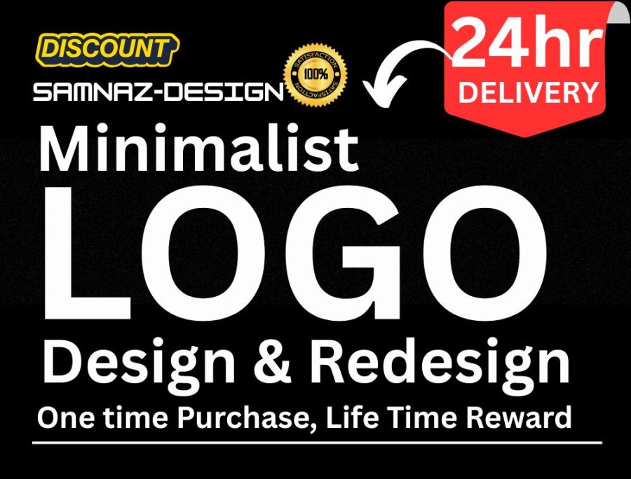 Modern Minimalist Logo Deisgn & Brand Identity with in 72 Hour