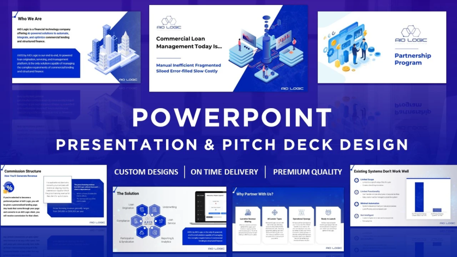 i will design and redesign your powerpoint presentation