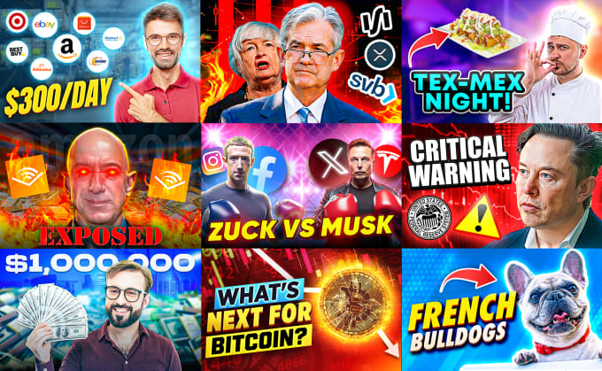 I will create an eye-catching and highly engaging YouTube thumbnail for you.