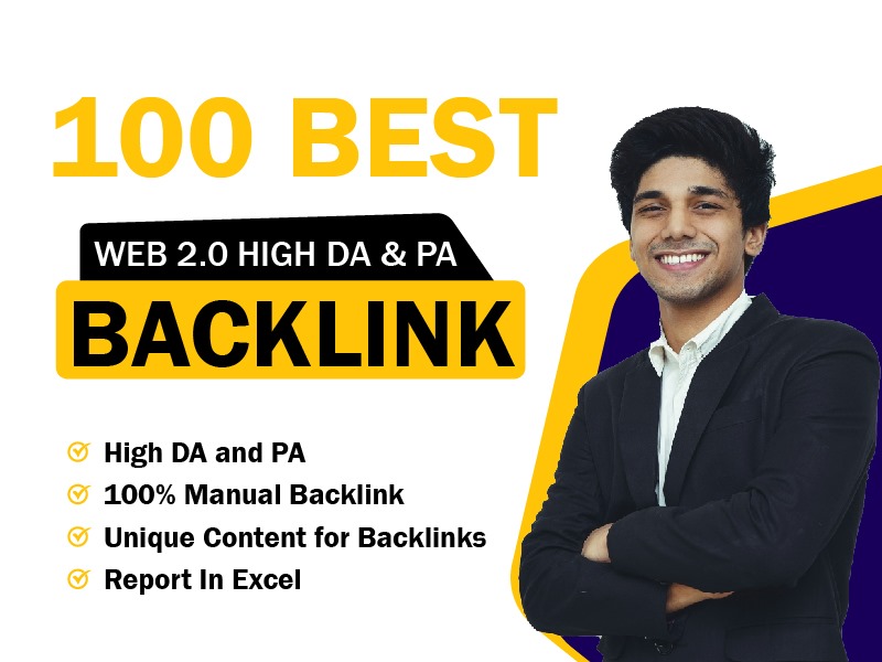 100 high quality web 2.0 backlink to boost SEO & Google ranking