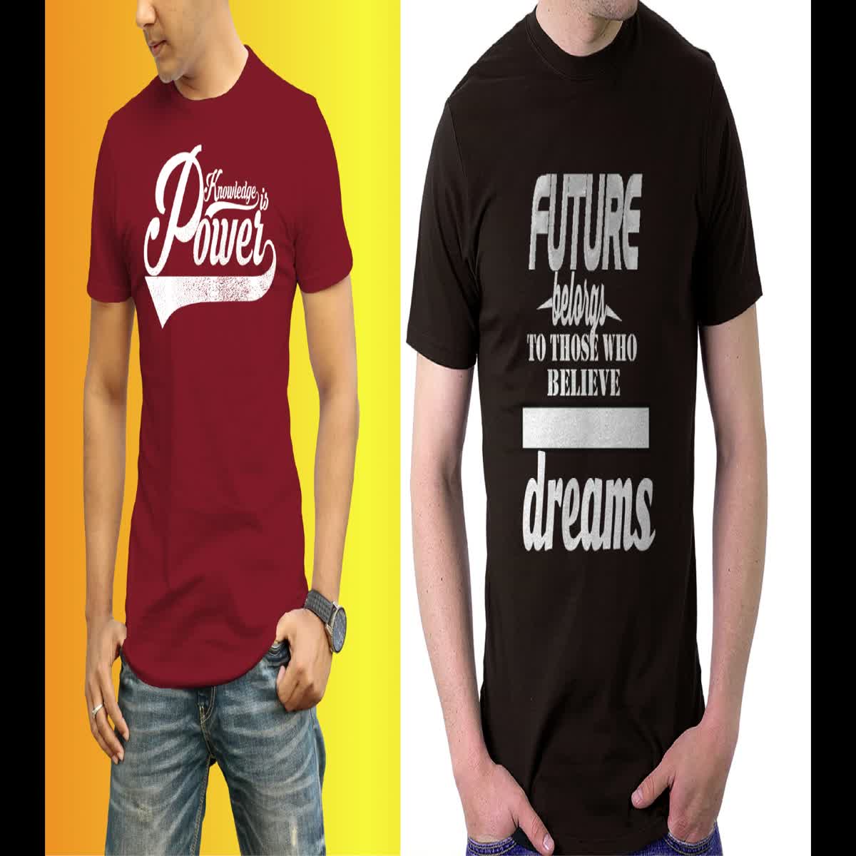 I Will Provide Eye Catching Custom T Shirt Designs for Your Brand