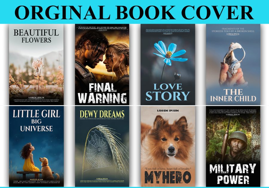 I will design professional book, KDP book and eBook cover design .