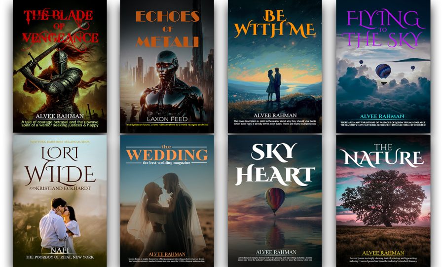 i will professional design a book cover, ebook cover, kindle or kdp book cover with 3D mockup