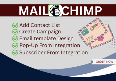 I will set up and automate your Mailchimp email marketing campaigns