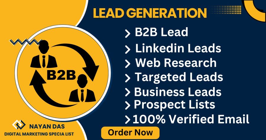 I Will Provide Targeted B2B Leads for Any Industry with 100% Verified Emails