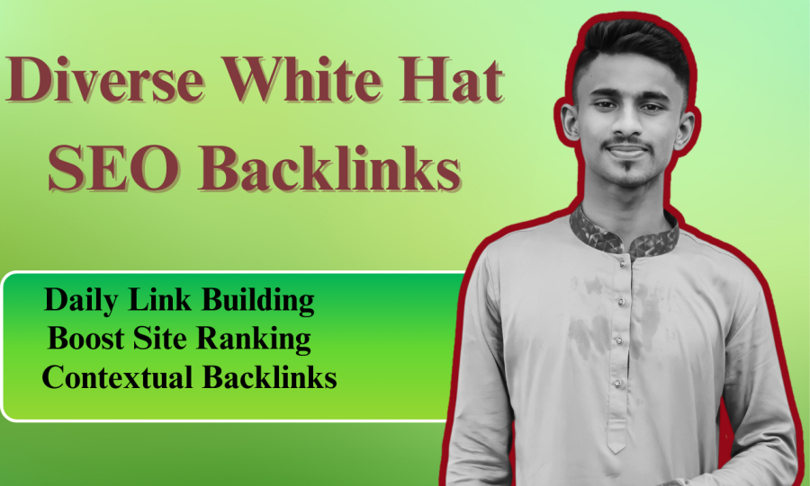 I will do high authority white hat SEO backlinks 100% manual link building