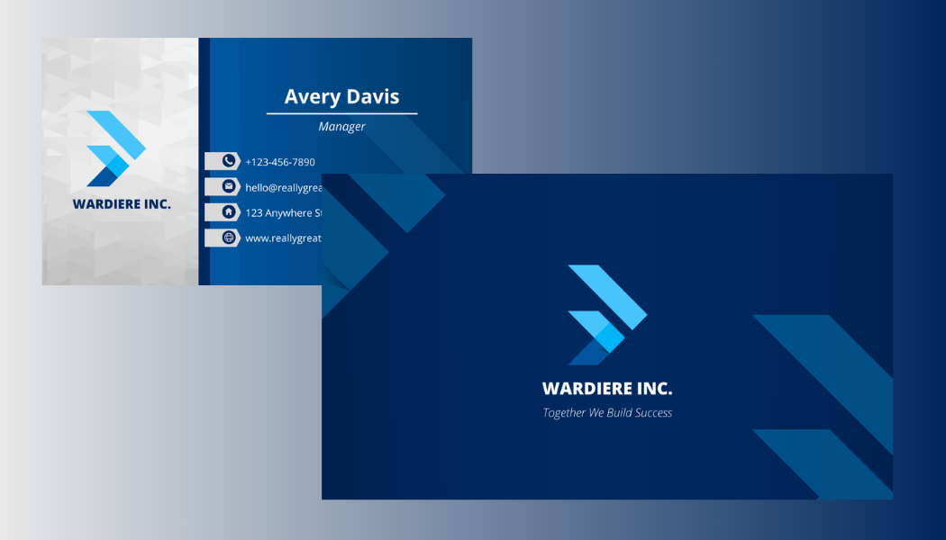 Design professional business cards for your business