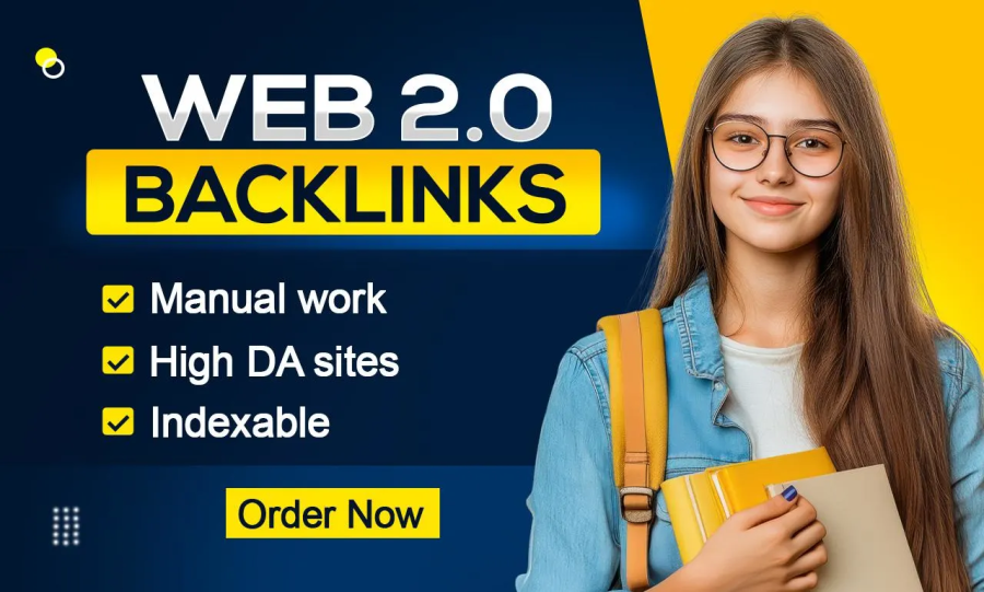 100 High Quality Unique Web 2.0 Backlinks