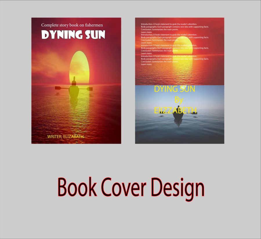 Book Cover Design for author and writer