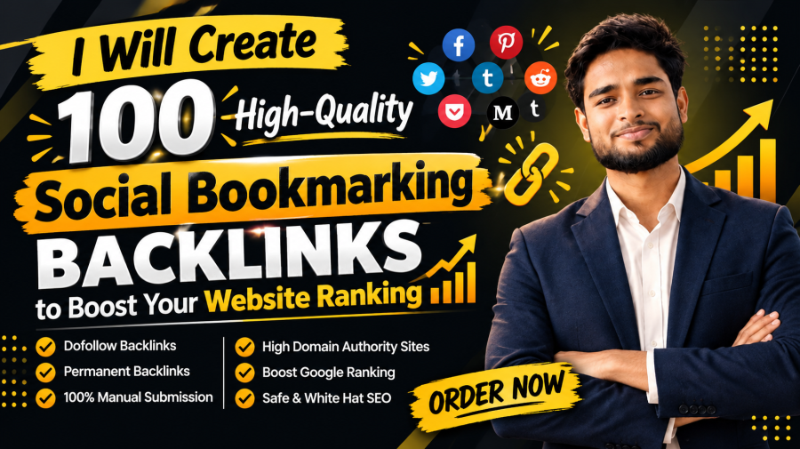 I Will Provide 100 Powerful Social Bookmarking Backlinks for Long-Term SEO Success