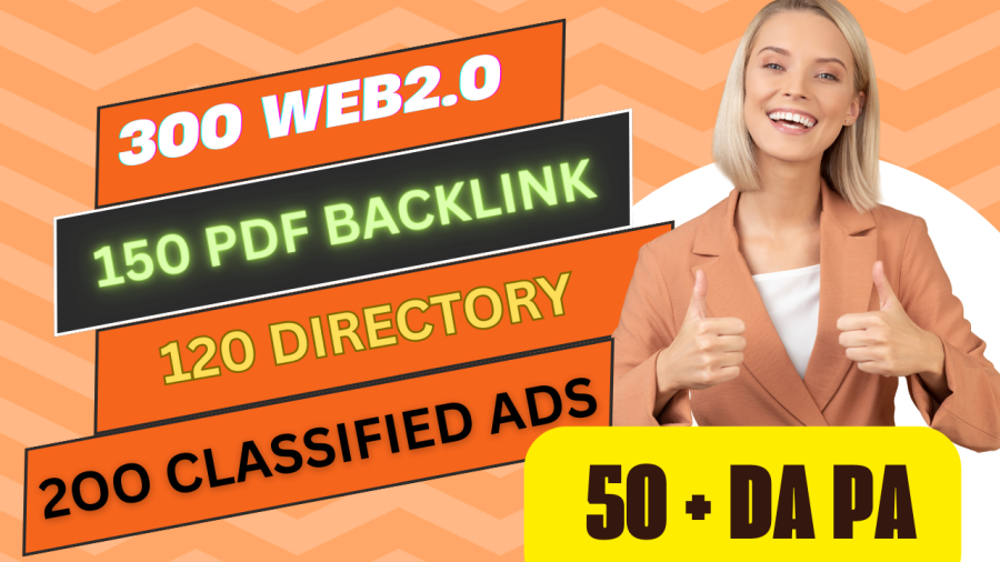 high quality directory submission,pdf,classified ads and web 2.0 backlink for organic trafic