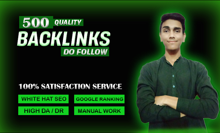 I Will Build seo 500 backlinks High Authority dofollow google&nbsp;ranking