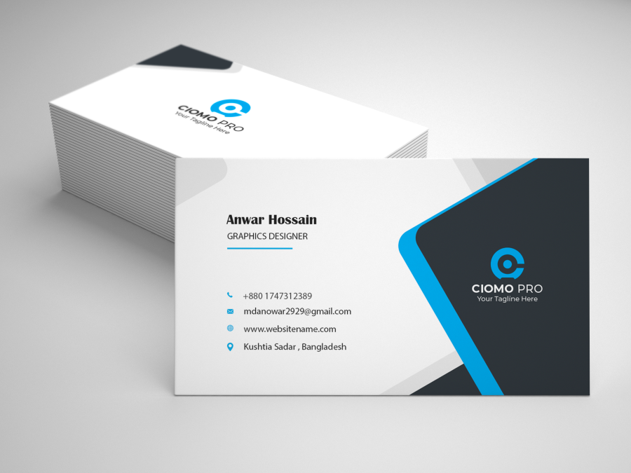 I Will Design a Professional, Modern Business Card with Free Mockup & Print-Ready Files