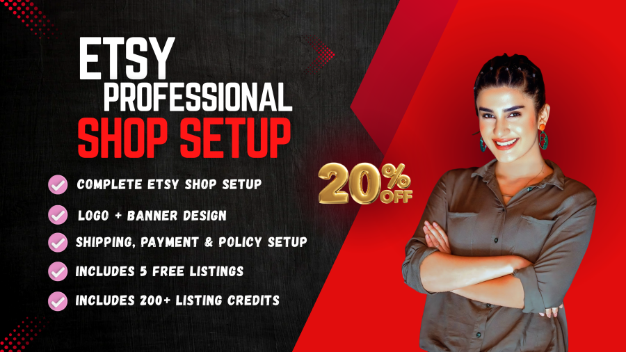 I Will Create A Fully SEO Optimized Etsy Store For More Sales