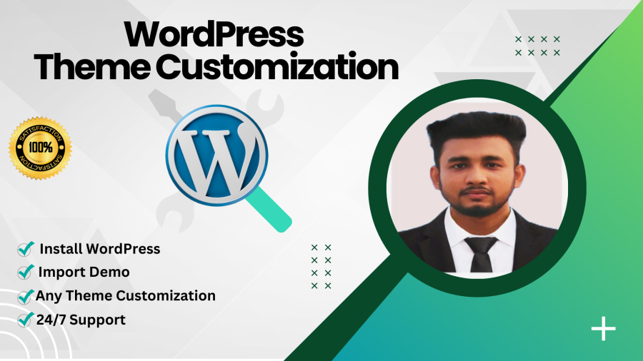 I will install WordPress, setup theme, import demo, do customization