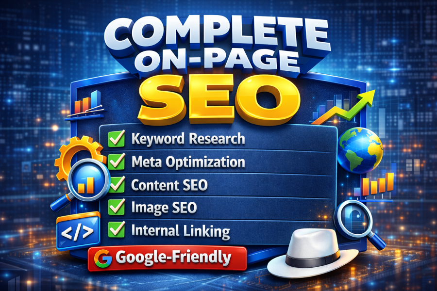 I Will Do Complete On-Page SEO for 1 Page to Improve Google Ranking