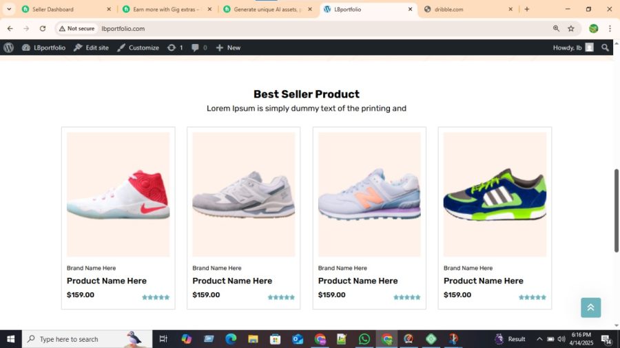 I Will desing a modern and responsive WordPress Website