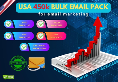 I Will Provide USA 450K Bulk Verified Email List