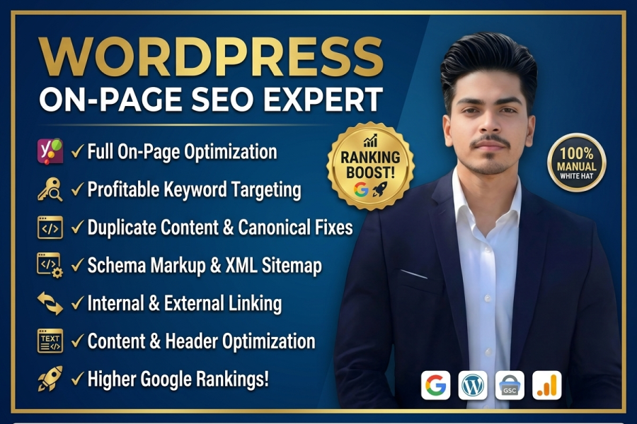 Complete WordPress On-Page SEO & Technical Optimization for Top Google Ranking