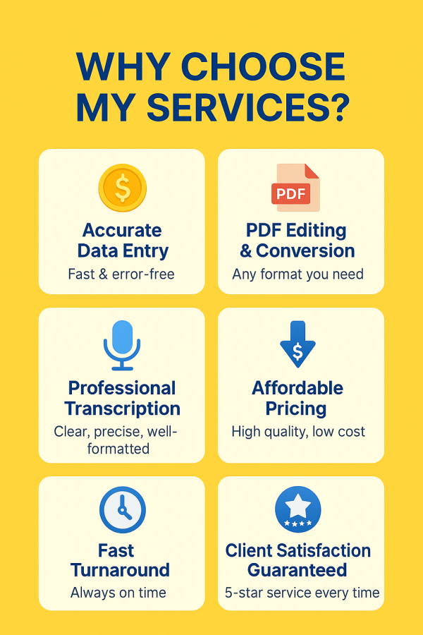  Fast, Reliable & Accurate &ndash; Professional Admin Support