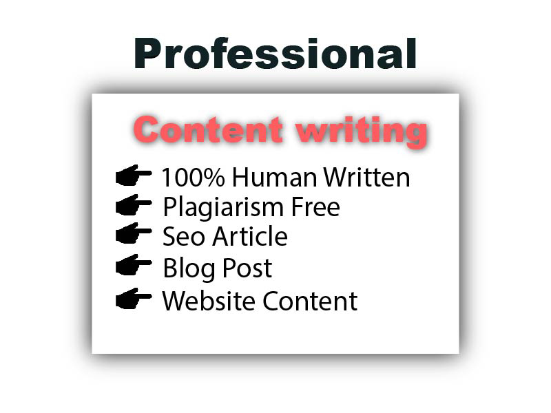 I will write blog post, SEO optimize Content Writing on any topic 