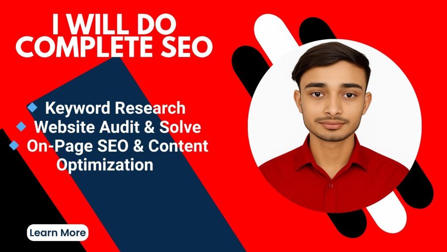 I will do complete SEO with keyword research, website audit, on-page optimization and content fix