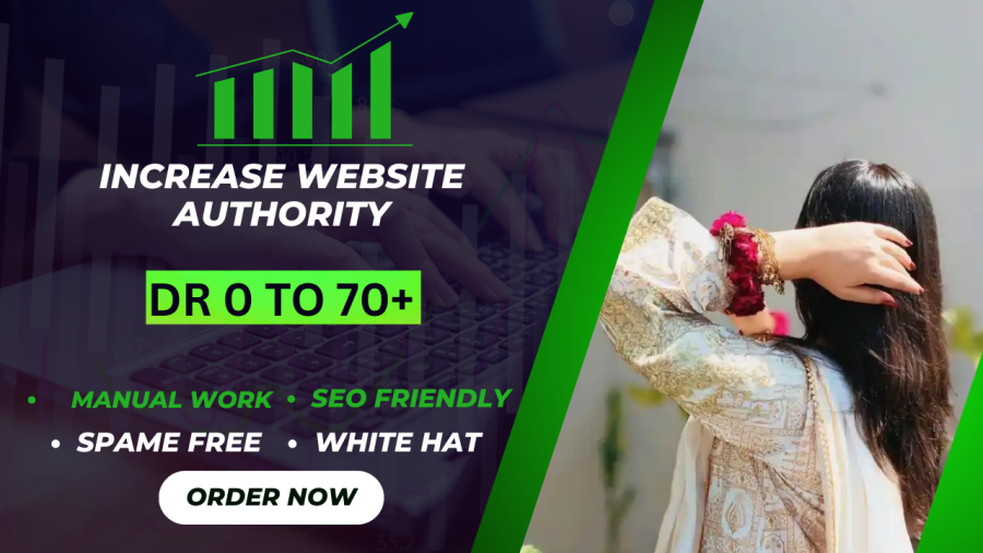 Guranteed Work! Increase DR 70+ ahrefs domain rating with in 5-7 days