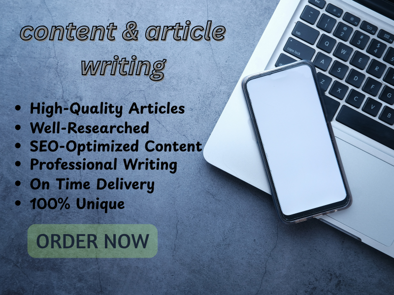 I will write 1500+ words High-Quality, SEO-Optimized Content 
