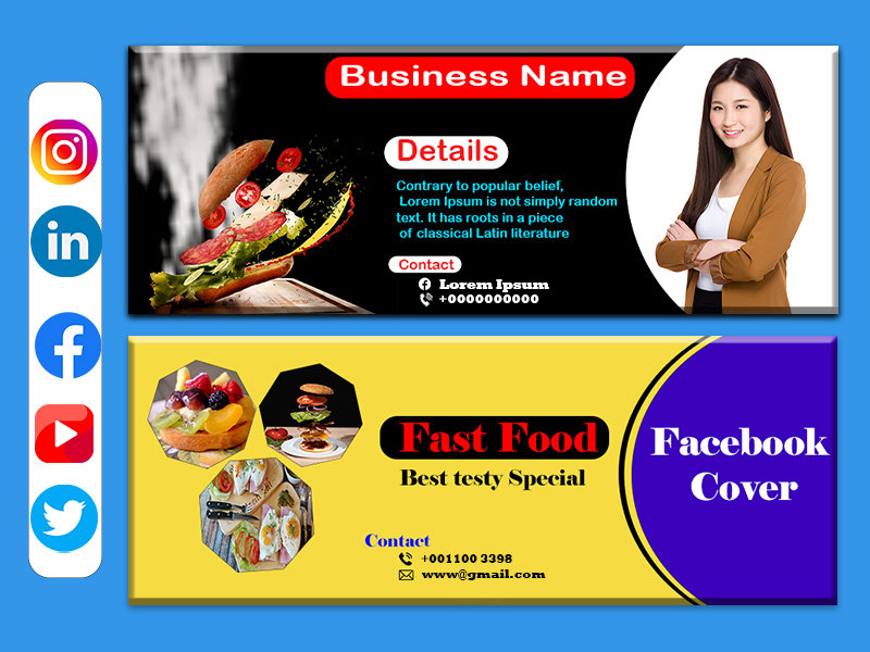 I Will Design Stunning Facebook Covers, YouTube Banners & Social Media Headers